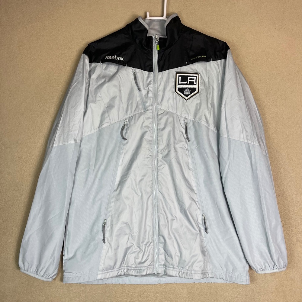Reebok LA Kings Center Ice Collection NHL Jacket Mens‎ Large Hockey
